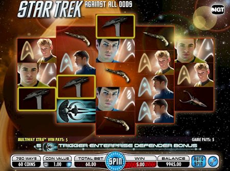 Star Trek Against All Odds Slot Machine Game