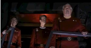 The death of Kirk on Enterprise-B
