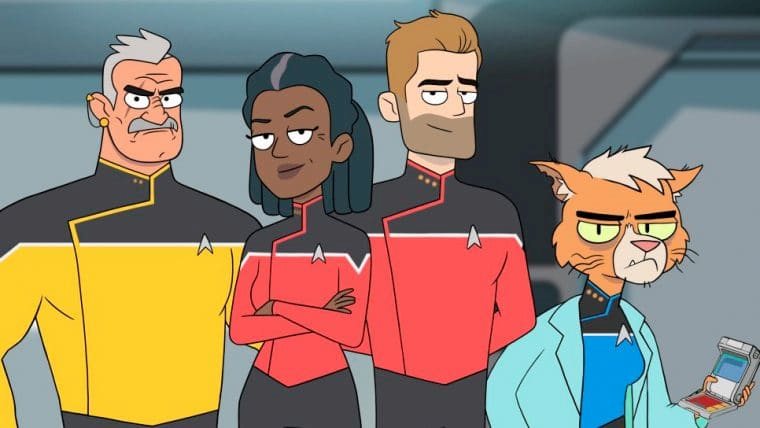 Star Trek: Lower Decks officers